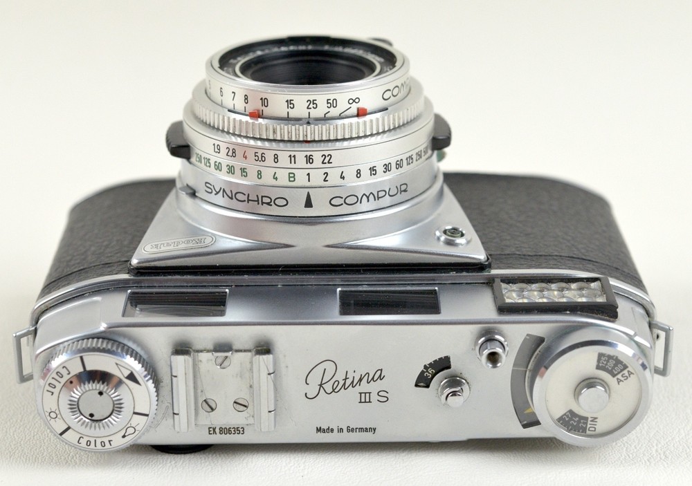 Kodak Retina IIIs, rangefinder camera with 2 lenses - Nice