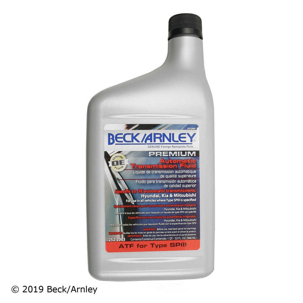 Automatic Transmission Fluid-Auto Trans Fluid Beck/Arnley 252-2003