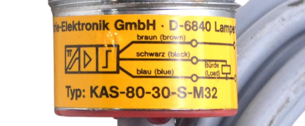 Industrial Electronics KAS-80-30-S-M32 Computer Sensor -Unused-