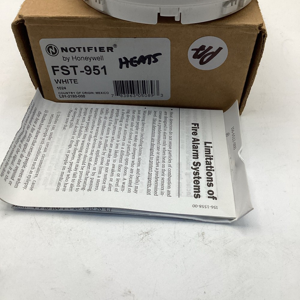 Notifier FST-951 Fire Alarm System White⚪️