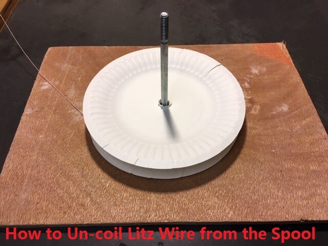 Litz wire 17/30 for High-frequency Equiment coil, Single layer insulation, 60'