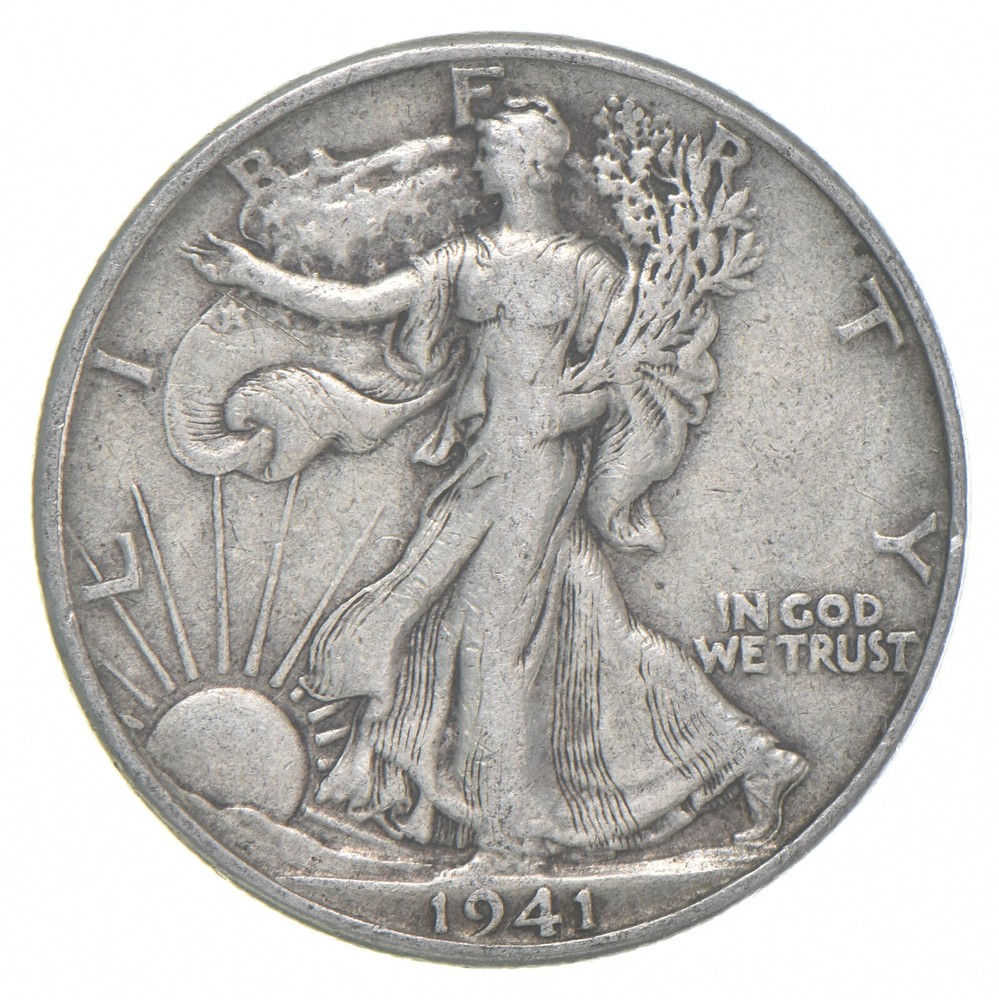1941 XF Walking Liberty Half Dollar