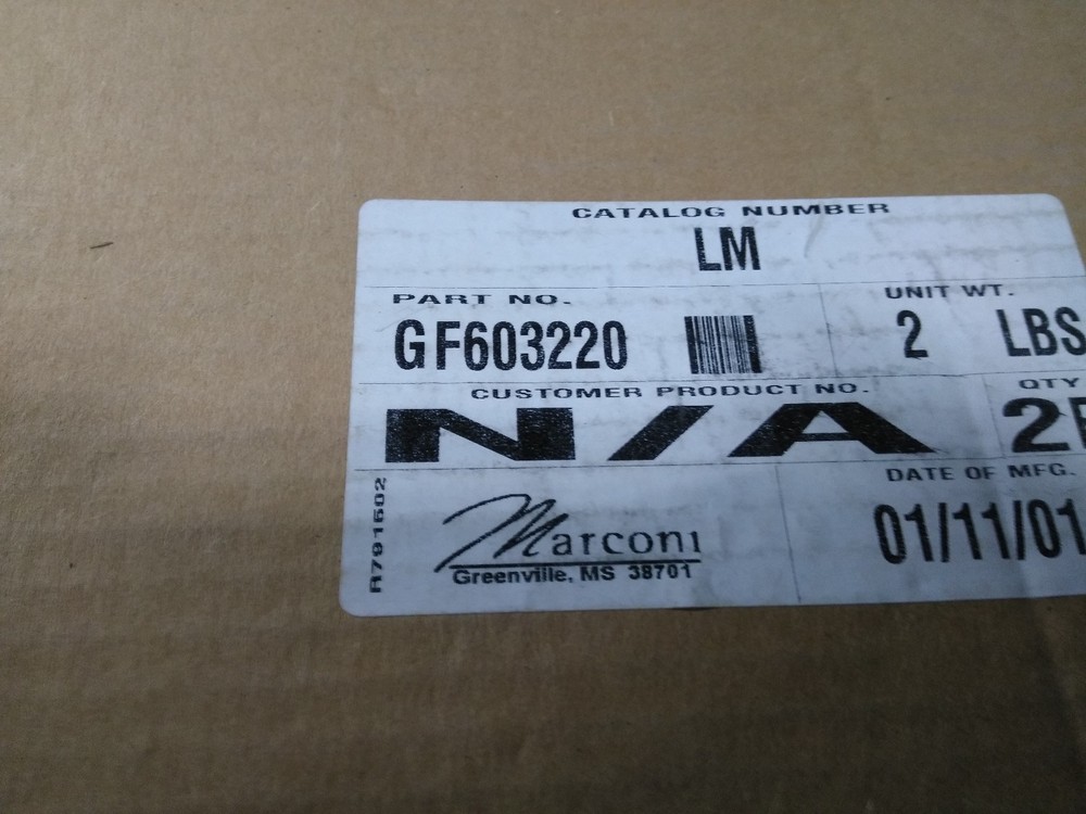 Marconi GF603220 Shelving 2 Pack