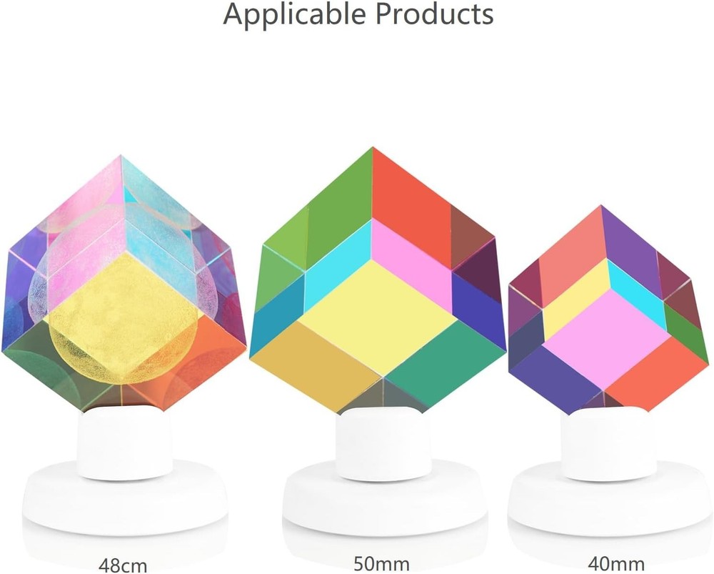 CMY Cube Display Stand, Rotating 360°, Cube Holder