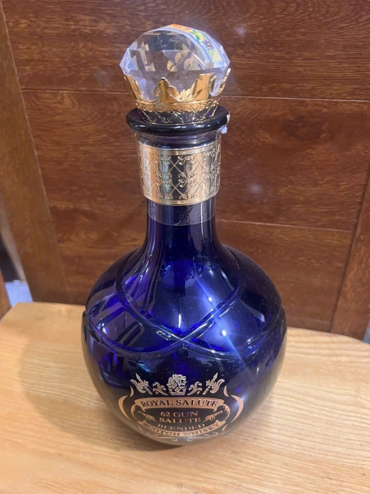Empty bottle Chivas 62 Years