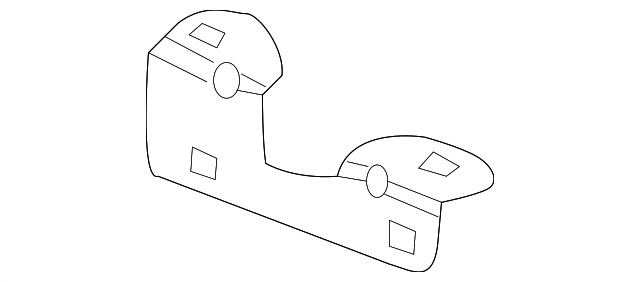 Genuine Audi Upper Quarter Panel Upper Bracket 420-810-439-A