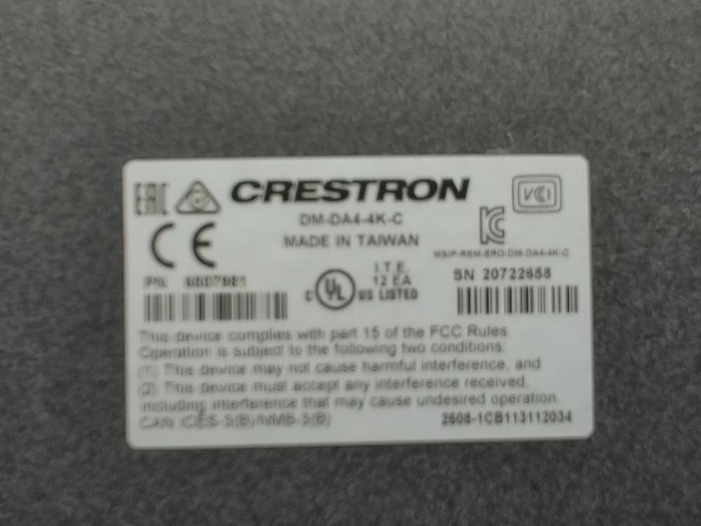 Crestron DM-DA4-4K-C (78-194-10)