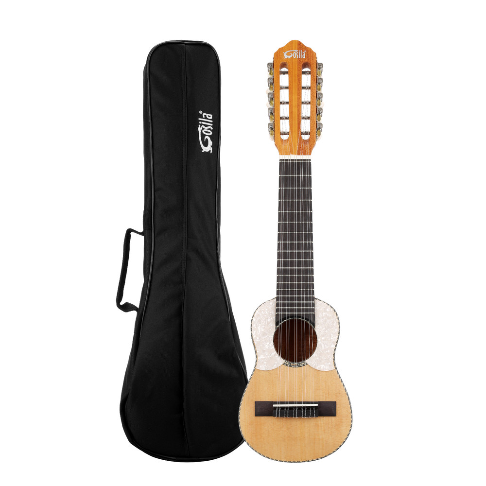 Charango 10-String Traditional Andean Guitar, Solid Spruce Top