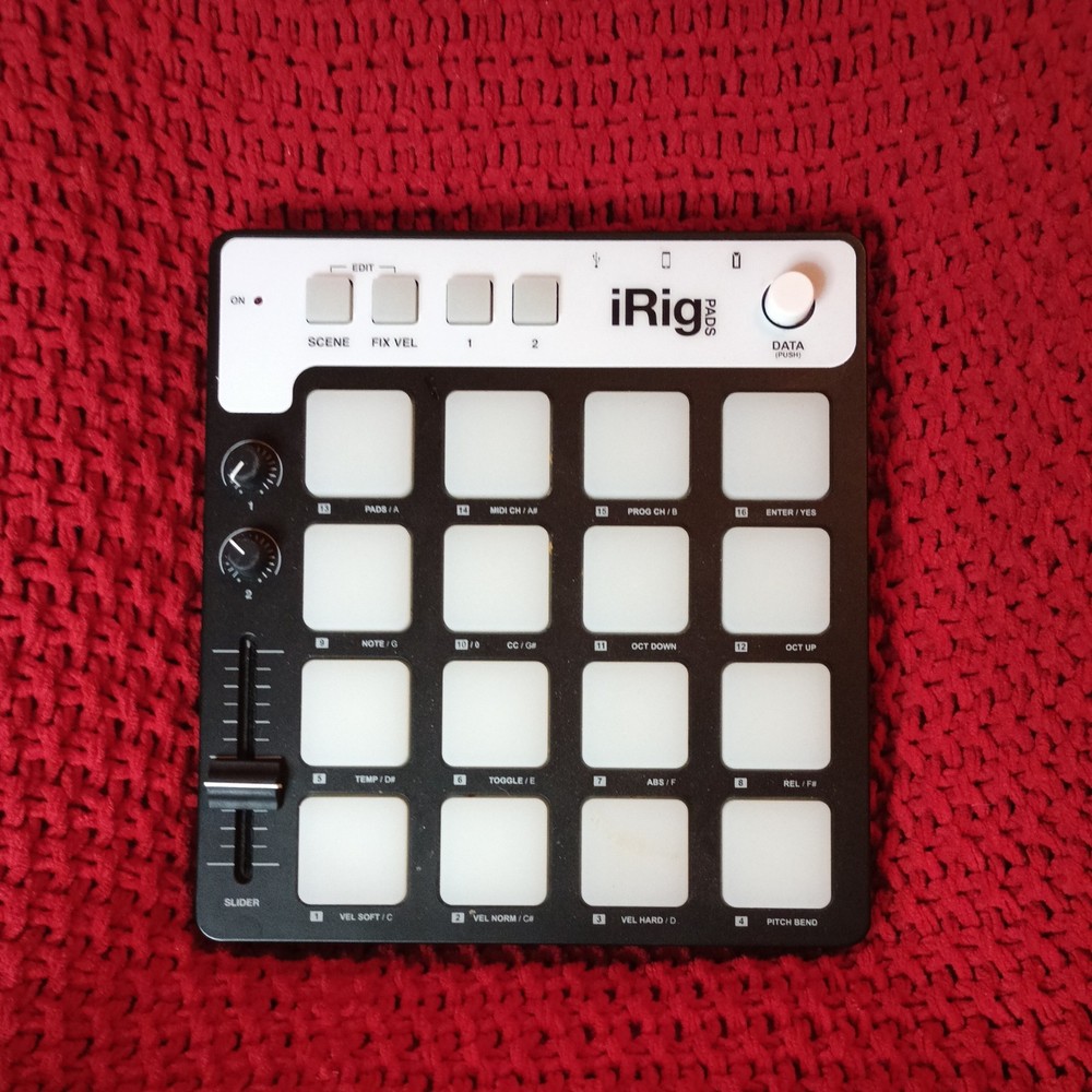 IK Multimedia iRig Pads MIDI groove controller for iPhone, iPad Mac Untested