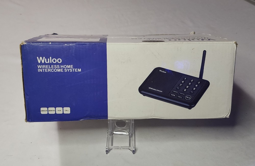 Wuloo Wireless Home Intercom System 4 Pack WL-666 ONE MILE RANGE