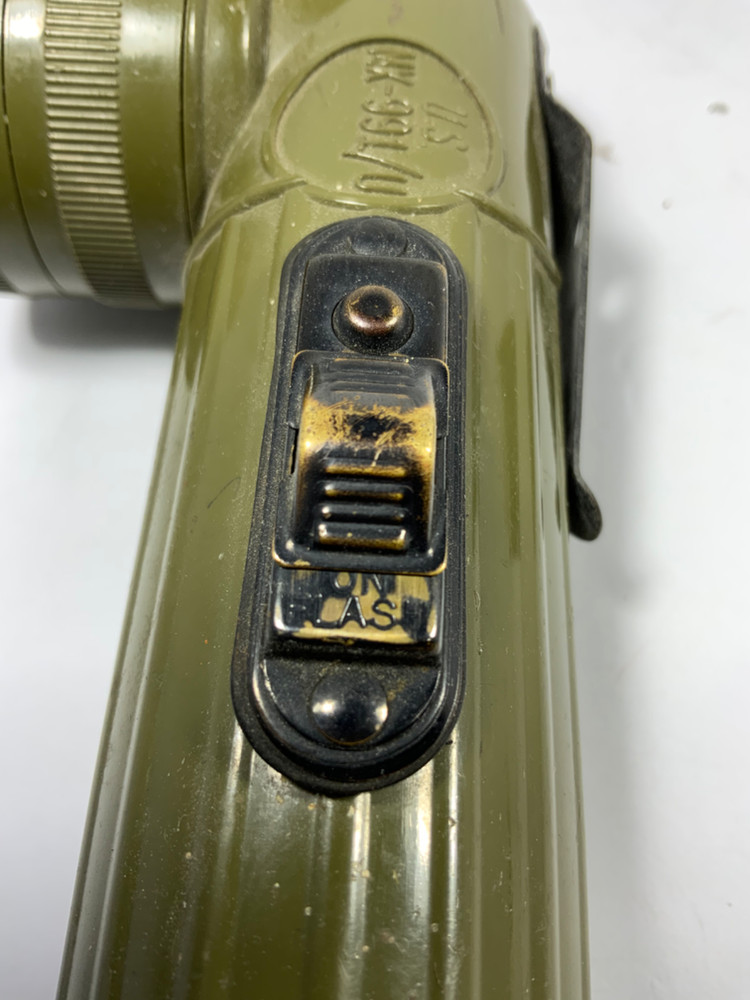 US Army MX-991/U Angled Flashlight "Tested Working" #GT1