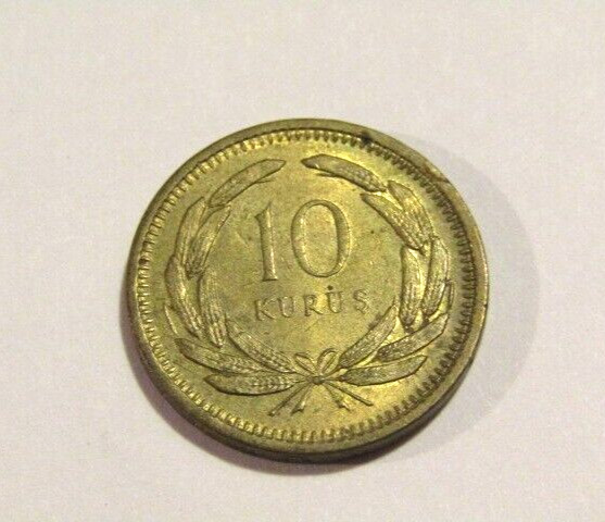 Turkey 1949 10 Kurus Coin