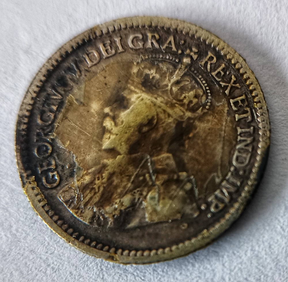 1913 Canada 5 Cents - George V Silver