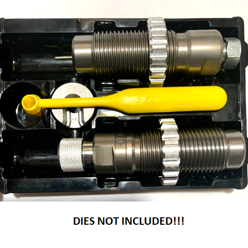 Lee Precision EMPTY Flat Black 2 Die Storage Case NEW! # 91931