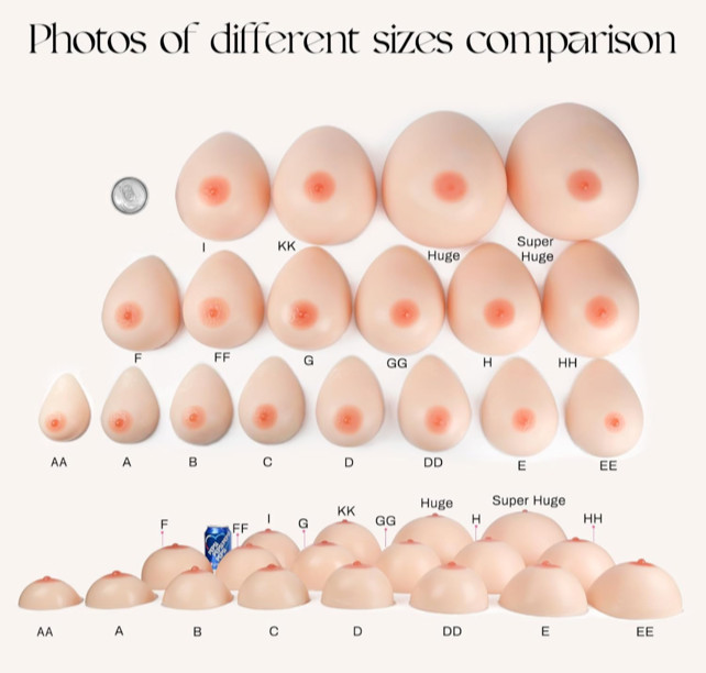 VOLLENCE VS-0020 Stick On Prostetic Breasts