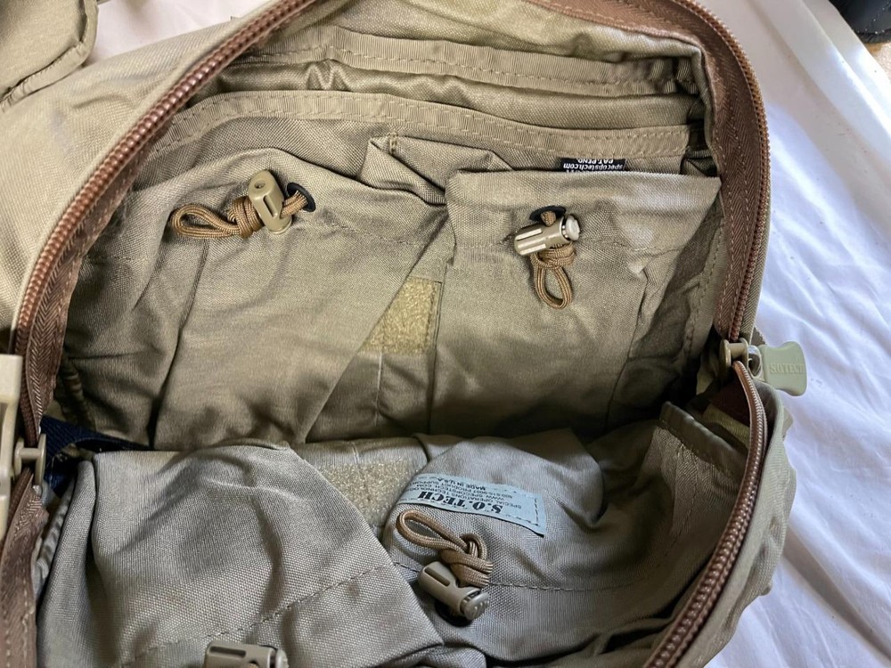 SO TECH MISSION MEDICAL PACK AID BAG MEDIUM RUCK ASSAULT PACK - Tan