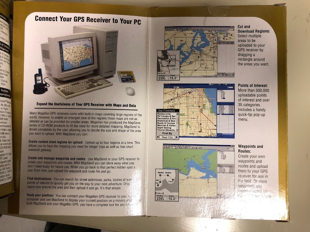 Magellan MapSend CD for Meridian and MAP330 Series GPS Handhelds