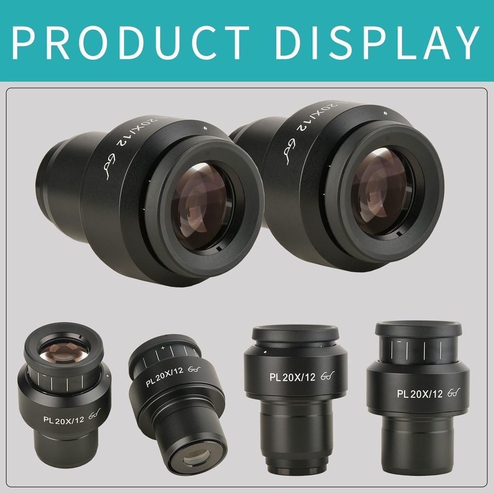 KOPPACE High Eye Point Large Field Plan Eyepiece PL20X/12mm,Interface 30mm