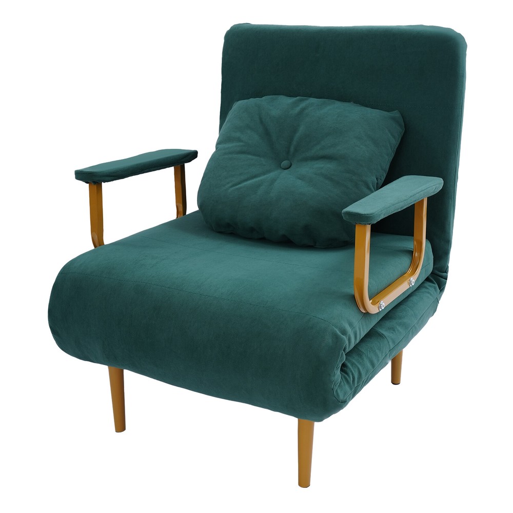 Convertible Sofa Bed with Adjustable Backrest and Stylish Design