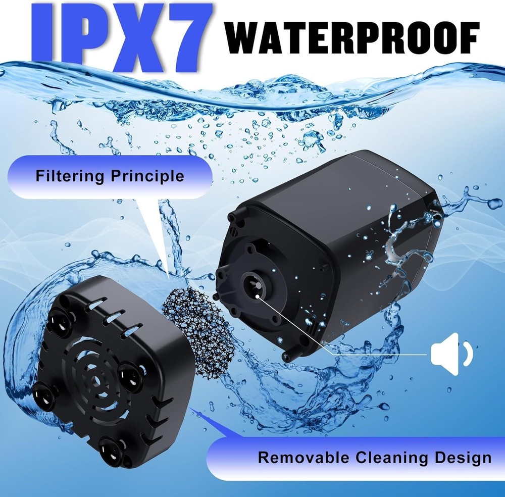 Versatile Waterproof Camping Shower Kit - Rechargeable & Adjustable Spray Modes