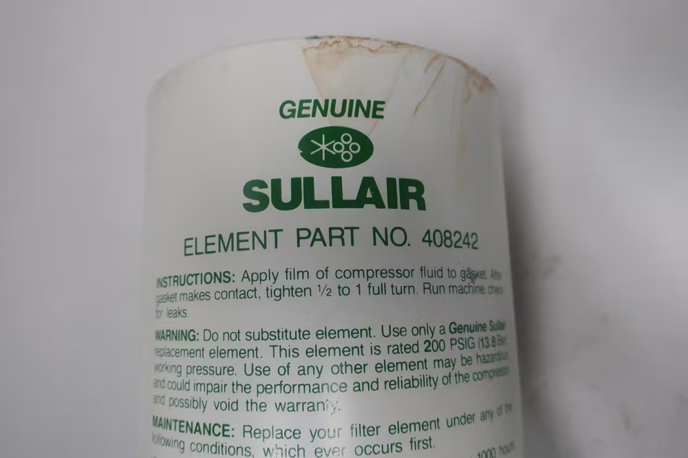 Sullair 408242 Spin-on Oil Filter