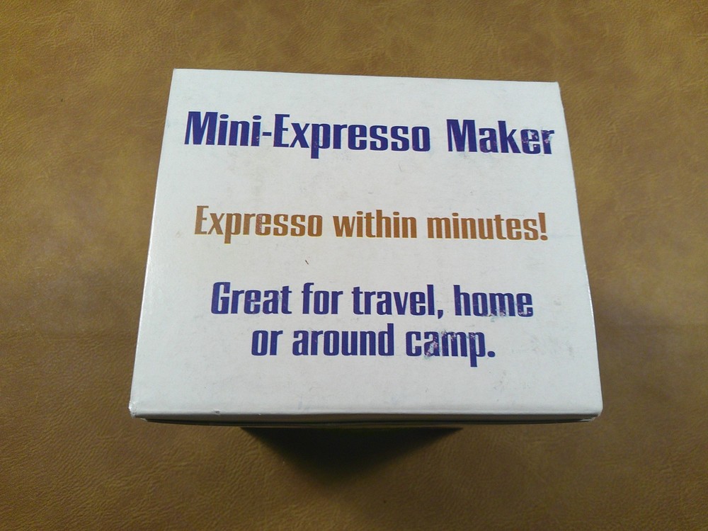 MINI-EXPRESSO GOURMET CAMP COFFEE MAKER