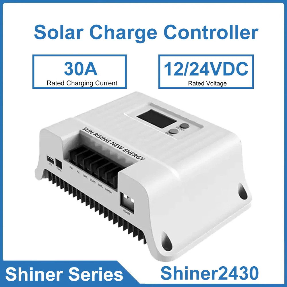 30A Solar Charge Controller Max.Voltage of Open Circuit MPPT Controller 100Vdc S