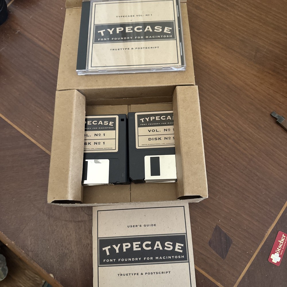 Typecase Font Foundry for Macintosh 130 Truetype & Postscript fonts install
