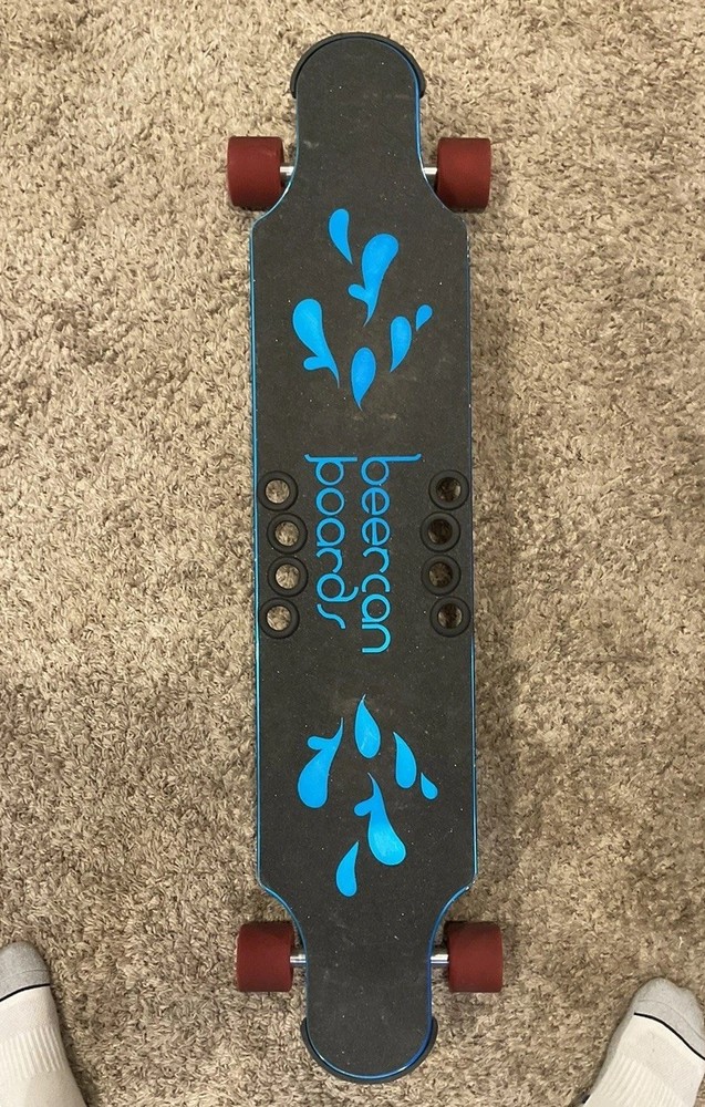 Beercan Boards Blue 38″ Longboard Great Condition | Runs Smoothly | Make an off
