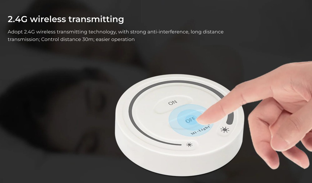 Miboxer 1-Zone Touch Dimming Brightness Remote White