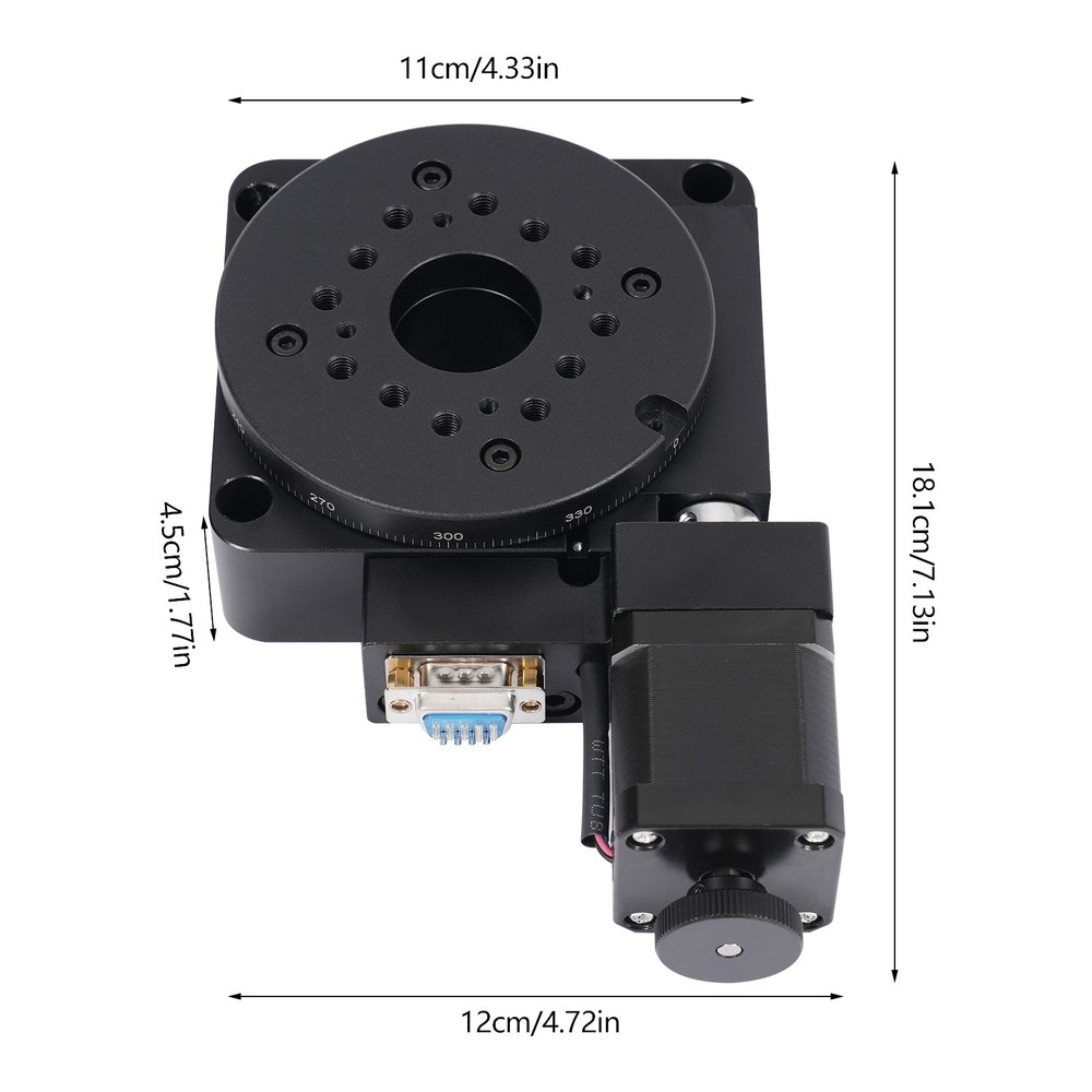 Motorized Rotation Stage Optical Rotary Table Electric Optical Rotation Platform