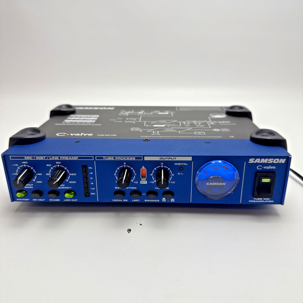 Samson C-Valve Tube Microphone Pre Amp. Great Shape, Fully Functional