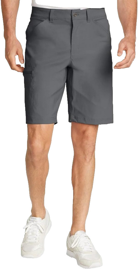 Eddie Bauer Men’s  Classic Fit Stretch Lightweight Tech Short, Gray, 36
