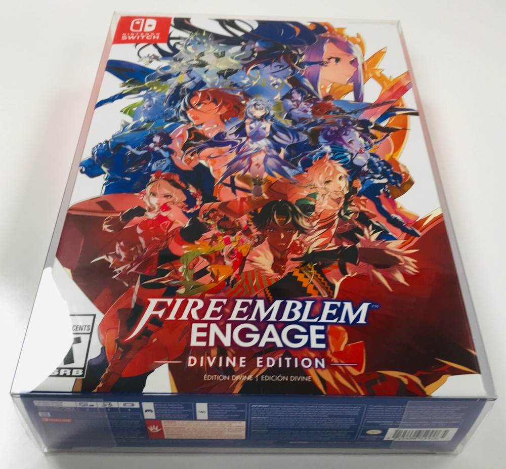 1 Box Protector For FIRE EMBLEM ENGAGE: DIVINE EDITION. Nintendo Switch. NTSC