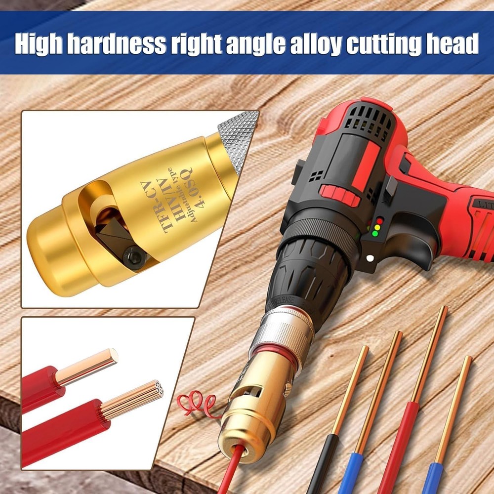 Blendixy-Wirnigpro Wire Stripping Tool Twisting Connector, Wiring Pro Stripper,