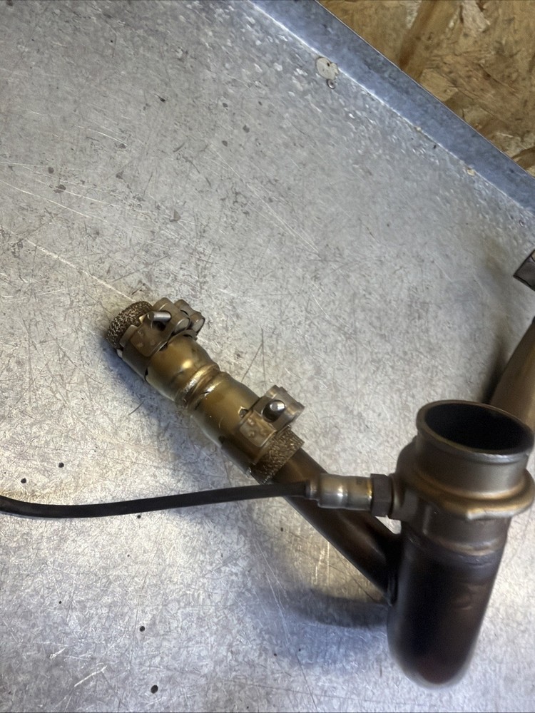 Triumph Thruxton 1200 R 2017 Left Header Pipe Down Pipe OE 7200 Miles Genuine