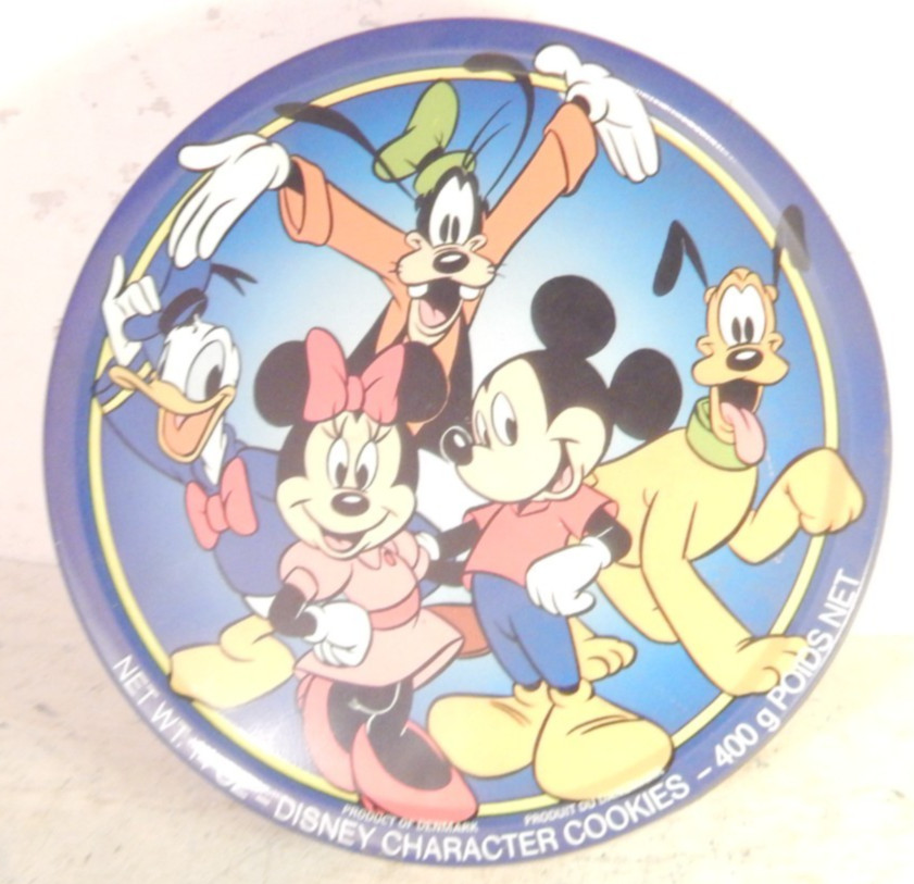 A 90s Disney empty biscuit tin