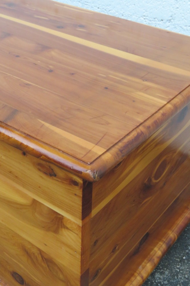 Solid Cedar Hope Chest Blanket Trunk Bench 6175