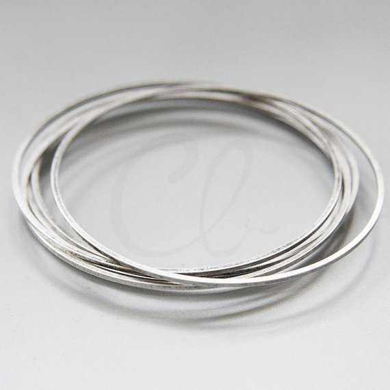 2 Pieces Oxidized Silver Flat CLOSED Ring - Link - Loop 60x1mm (CW-3047C-U-339)