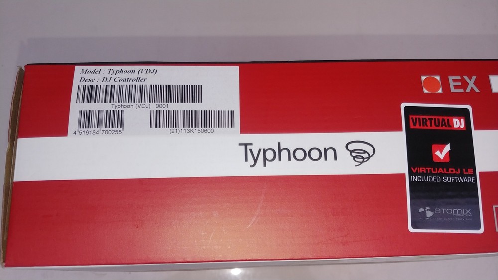 Vestax Typhoon DJ Interface MIDI