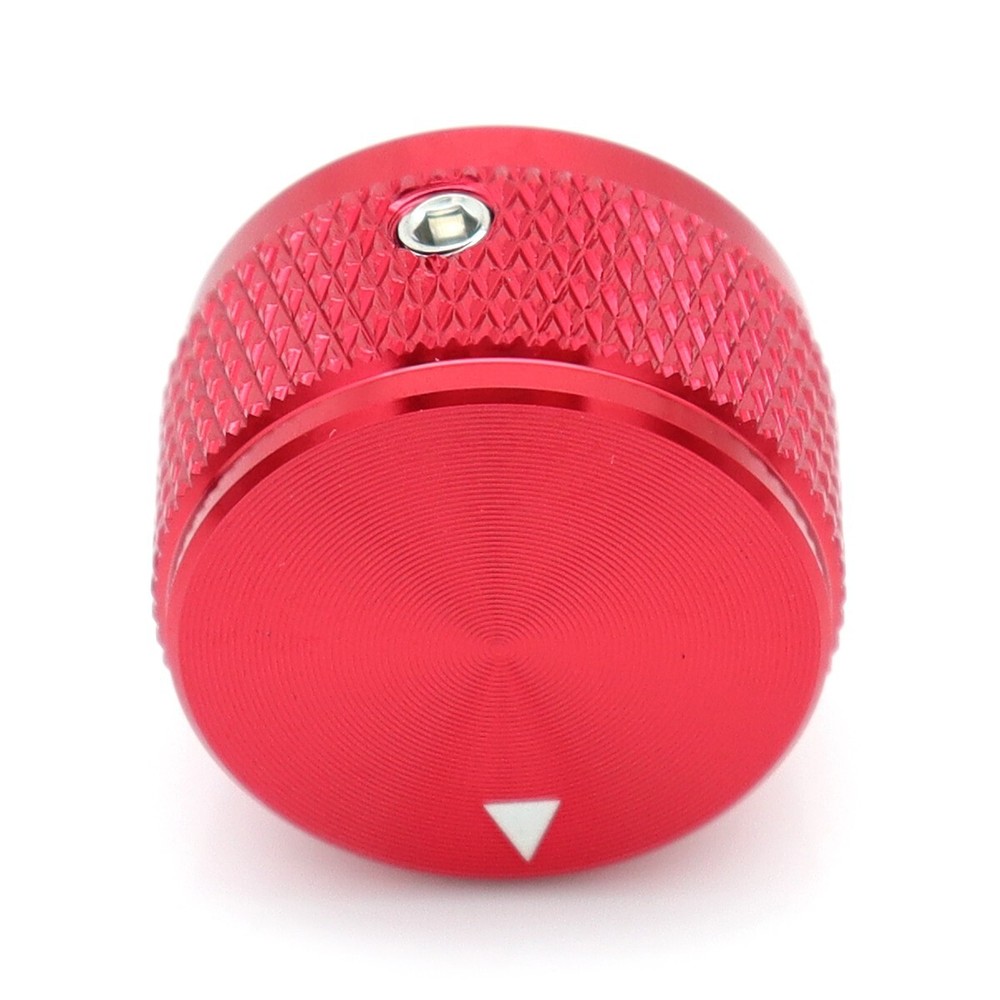 4x Guitar Knobs Aluminum Alloy Electronic Control Potentiometer Audio Knobs Red