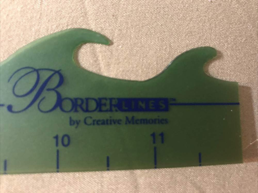 Creative Memories Ocean Wave Borderlines From The Late 90’s