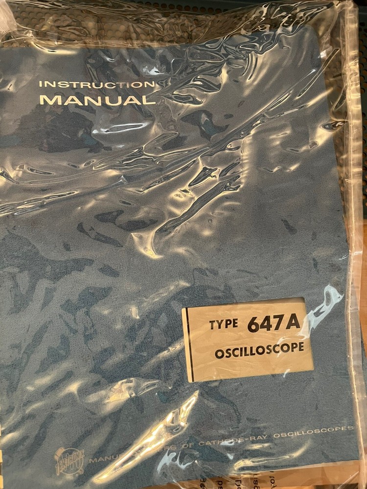 Oscilloscope Type 647A 1960’s