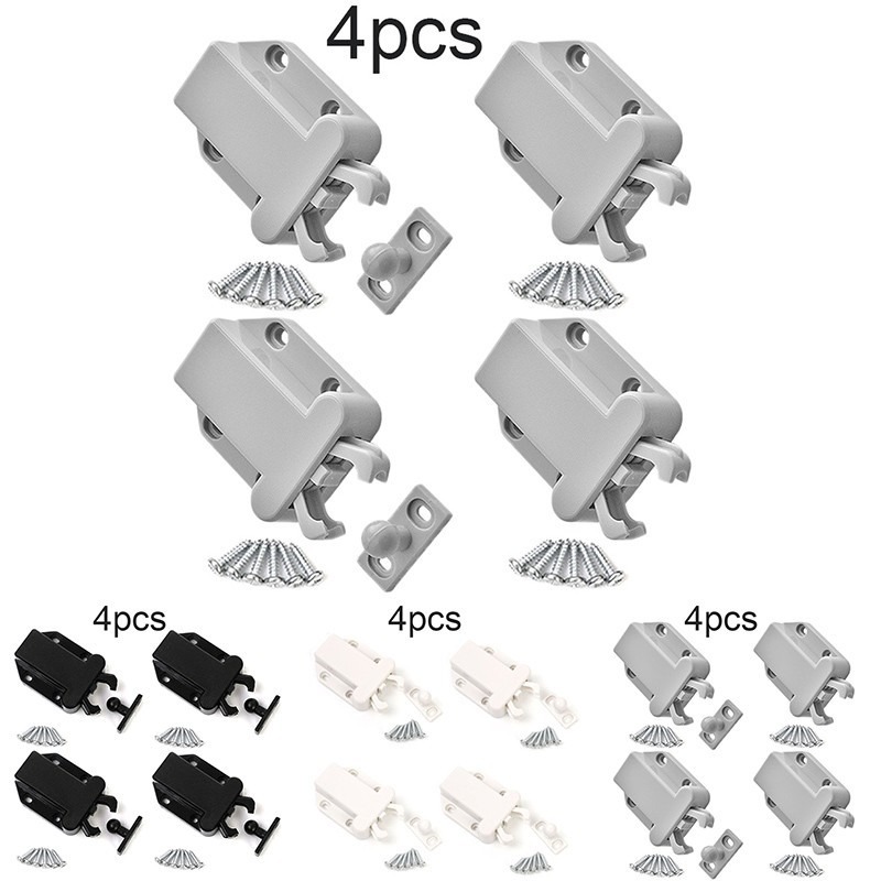 High quality Push To Open Touch Latch Hardware 55x43mm ABS Accessories