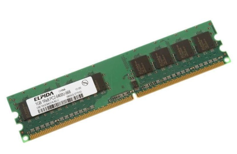 EBE10UE8ACFA-8G-E - 1GB Memory Module (240-PIN Unbuffered Dimm)