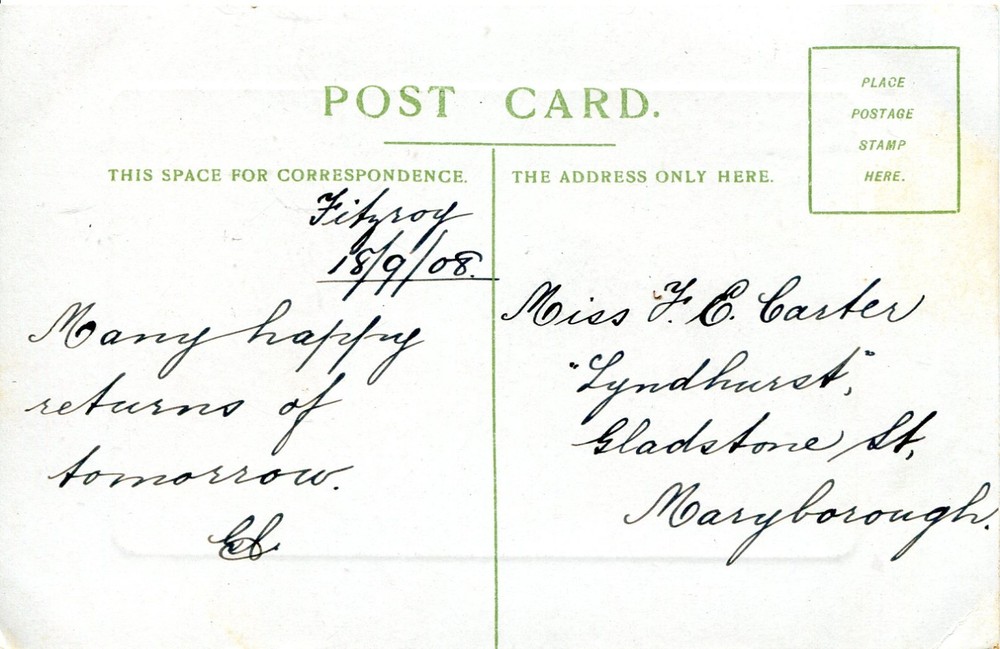 Watts River, Healesville - Postcard