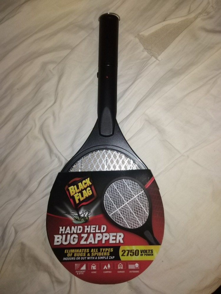 Hand held high power bug zapper 2750 volts.