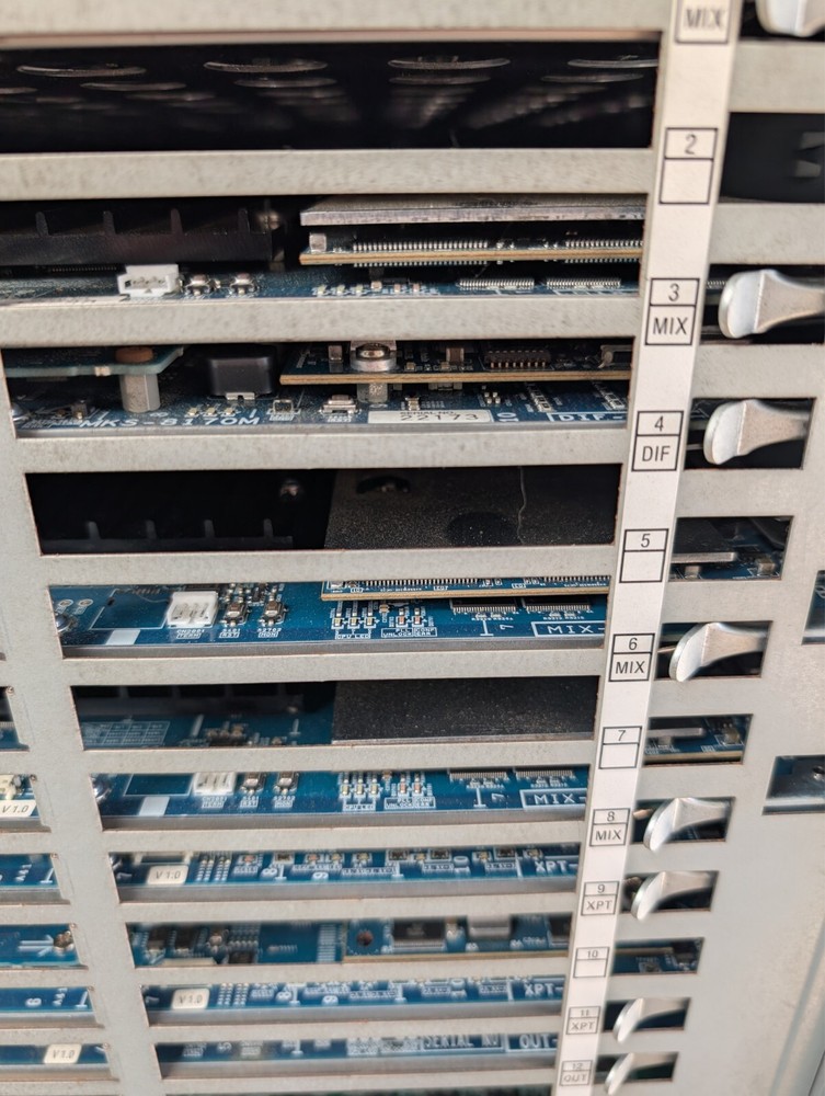 Sony MVS-8000A Multi-Format Switcher Frame – 51 Inputs, 24 Outputs