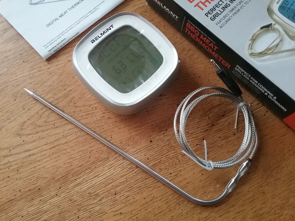 Belmint Touchscreen Digital BBQ Meat Thermometer ~ NEW! ~ With Timer Function