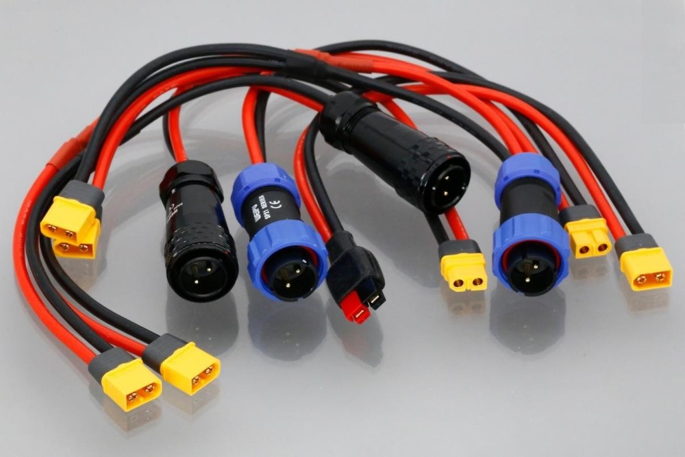 Aviation to XT60 SPC45 2-Pole Power For BLUETTI 12V/30A 25A DC Output RV Cable